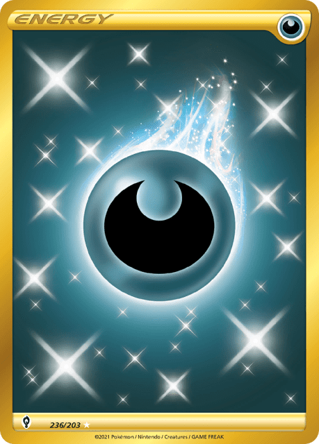 Darkness Energy (Holofoil) (236) — Evolving Skies