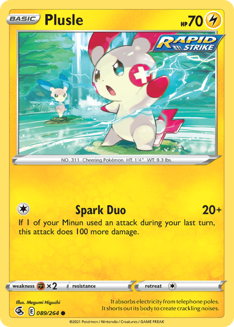 Plusle (89) — Fusion Strike
