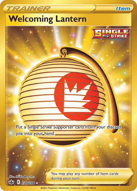Welcoming Lantern (Holofoil) (230) — Chilling Reign