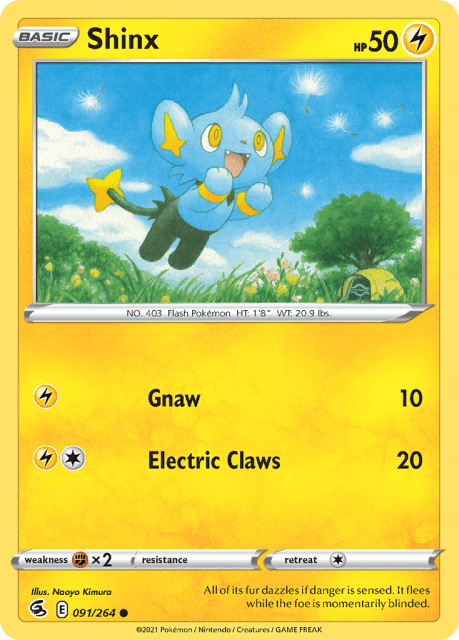 Shinx (Pikachu Stamp6) (91) — Fusion Strike