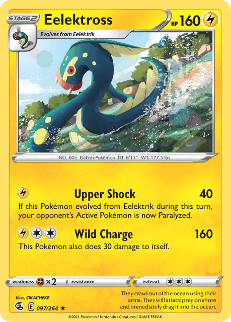 Eelektross (Reverse Holofoil) (97) — Fusion Strike