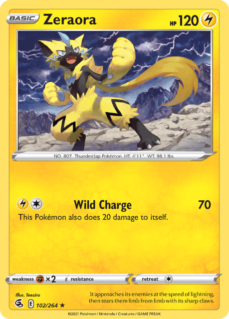 Zeraora (102) — Fusion Strike