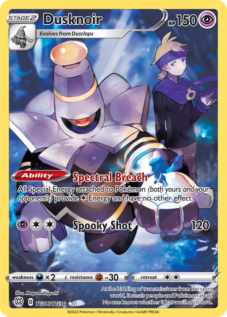 Dusknoir (Holofoil) (TG06) — Brilliant Stars Trainer Gallery