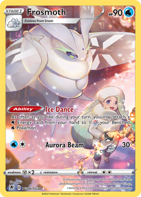 Frosmoth (Holofoil) (TG04) — Astral Radiance Trainer Gallery