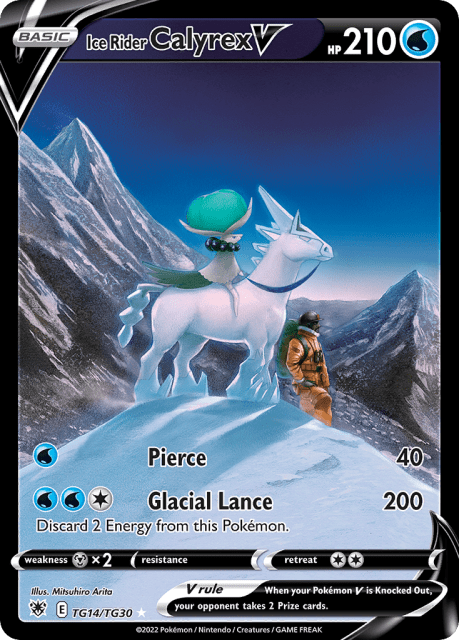 Ice Rider Calyrex V (Holofoil) (TG14) — Astral Radiance Trainer Gallery