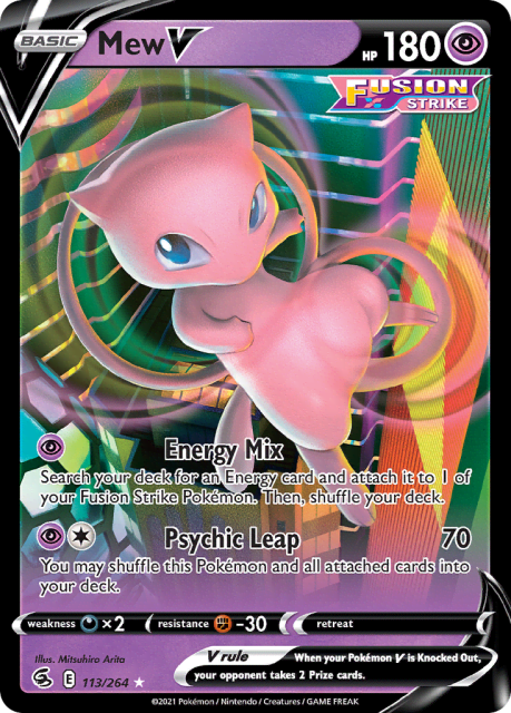 Mew V (Andre Chiasson) (113) — Fusion Strike