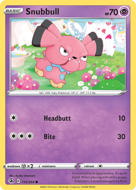 Snubbull (115) — Fusion Strike