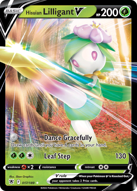 Hisuian Lilligant V (Holofoil) (17) — Astral Radiance