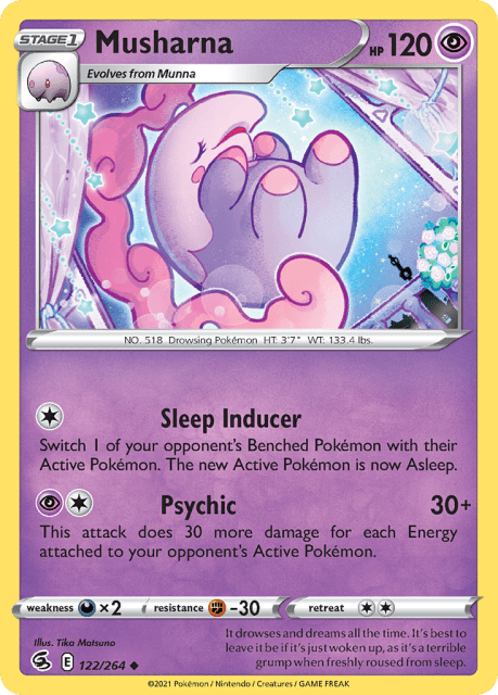 Musharna (Reverse Holofoil) (122) — Fusion Strike