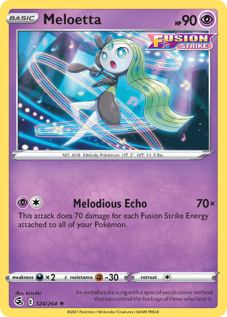 Meloetta (124) — Fusion Strike