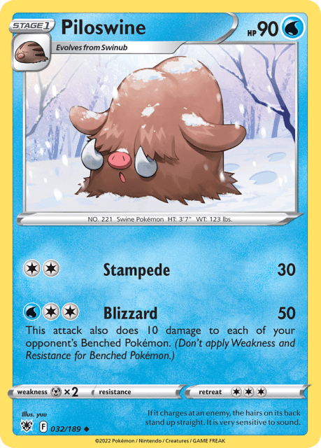 Piloswine (32) — Astral Radiance