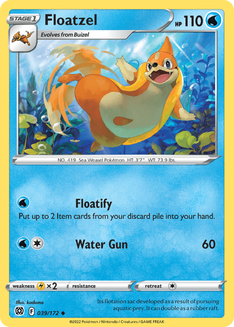 Floatzel (39) — Brilliant Stars