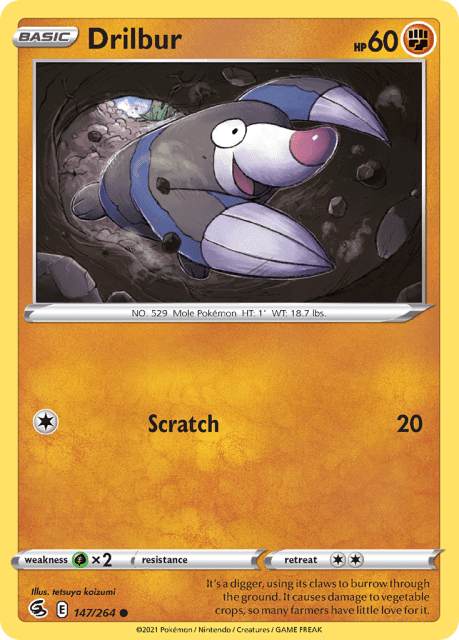 Drilbur (147) — Fusion Strike