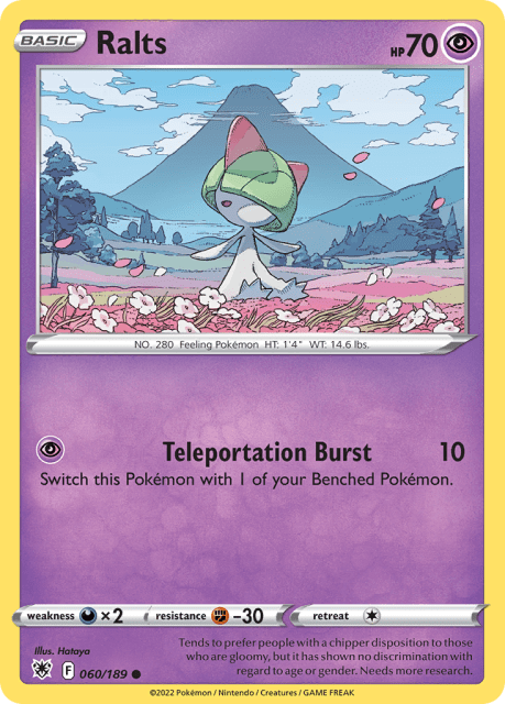 Ralts (Reverse Holofoil) (60) — Astral Radiance