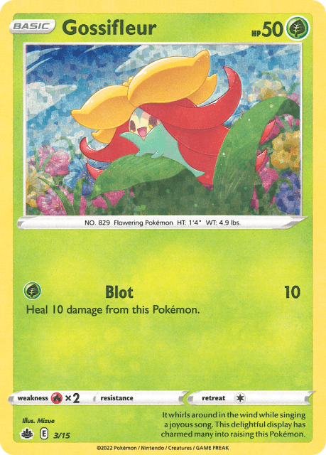 Gossifleur (Holofoil) (3) — McDonald's Collection 2022