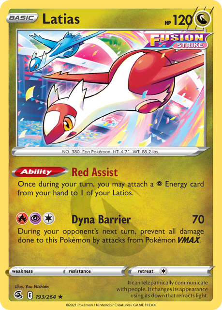 Latias (193) — Fusion Strike