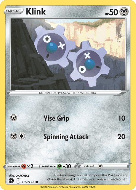 Klink (Reverse Holofoil) (102) — Brilliant Stars