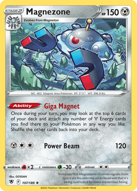 Magnezone (Reverse Holofoil) (107) — Astral Radiance