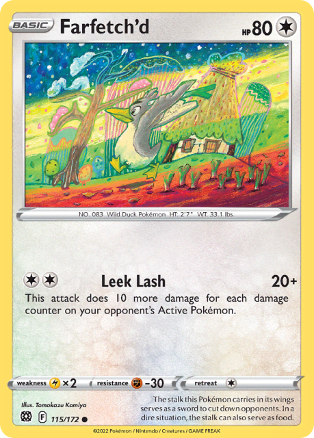 Farfetch'd (Reverse Holofoil) (115) — Brilliant Stars
