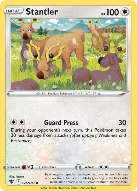 Stantler (Holiday Stamp) (125) — Astral Radiance