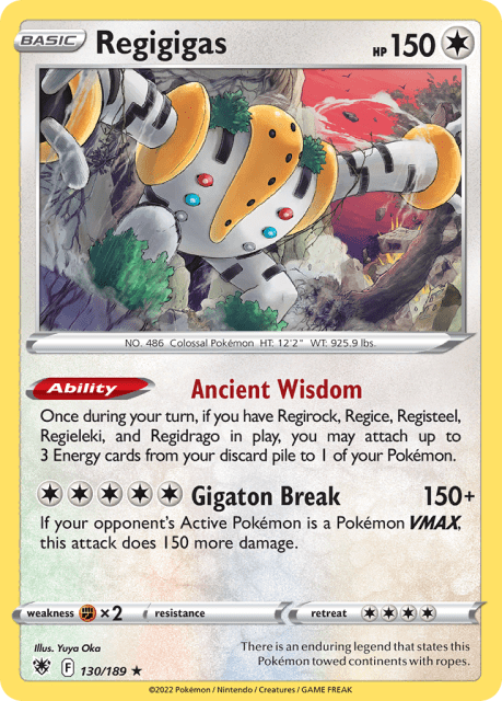 Regigigas (Holofoil) (130) — Astral Radiance