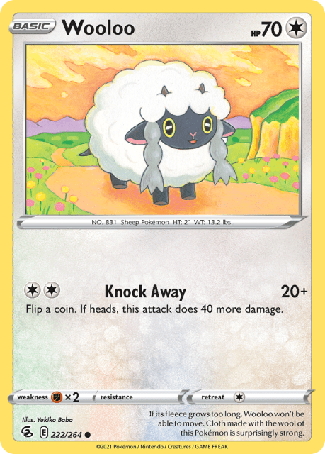 Wooloo (222) — Fusion Strike
