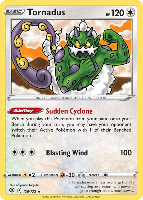 Tornadus (126) — Brilliant Stars