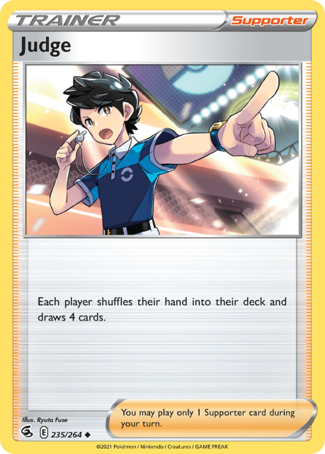 Judge (Reverse Holofoil) (235) — Fusion Strike