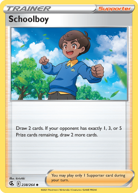 Schoolboy (Reverse Holofoil) (238) — Fusion Strike