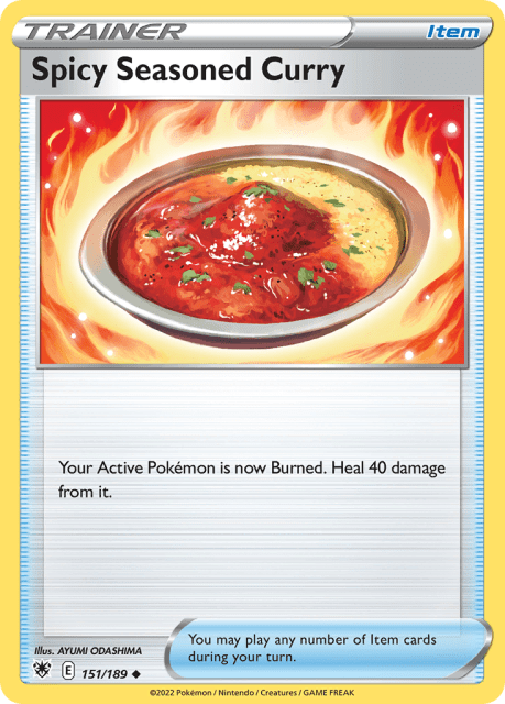 Spicy Seasoned Curry (Reverse Holofoil) (151) — Astral Radiance