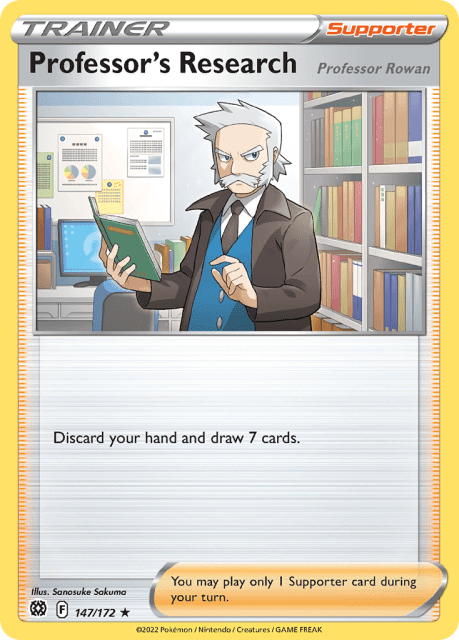 Professor's Research (Professor Program Stamp Reverse Holofoil) (147) — Brilliant Stars