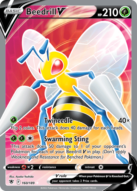 Beedrill V (Holofoil) (160) — Astral Radiance