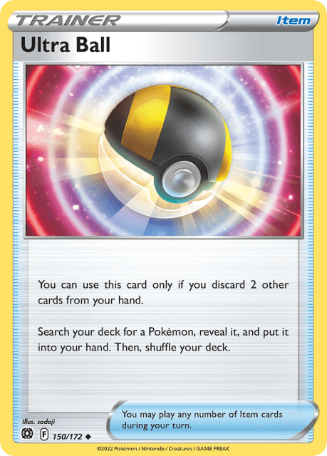 Ultra Ball (Play Pokemon Stamp) (150) — Brilliant Stars
