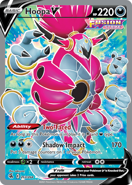 Hoopa V (Holofoil) (253) — Fusion Strike