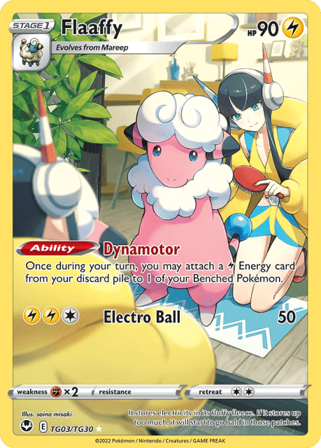 Flaaffy (Holofoil) (TG03) — Silver Tempest Trainer Gallery