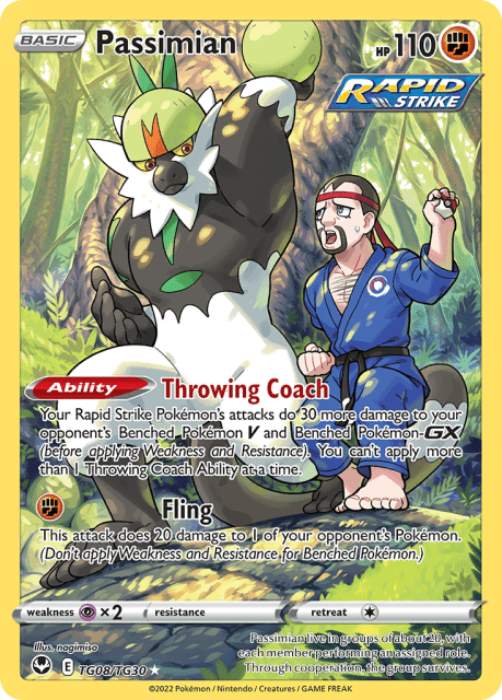 Passimian (Holofoil) (TG08) — Silver Tempest Trainer Gallery