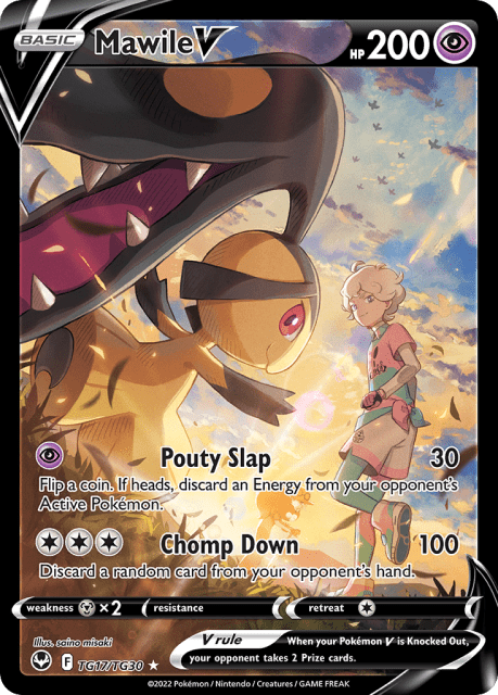 Mawile V (Holofoil) (TG17) — Silver Tempest Trainer Gallery