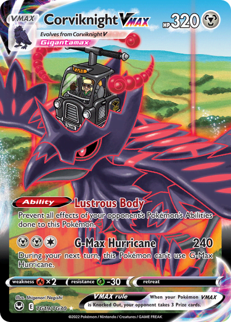 Corviknight VMAX (Holofoil) (TG19) — Silver Tempest Trainer Gallery