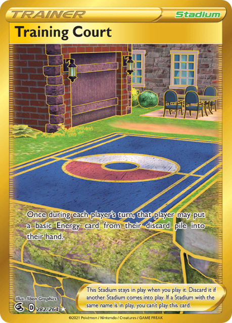 Training Court (Holofoil) (282) — Fusion Strike