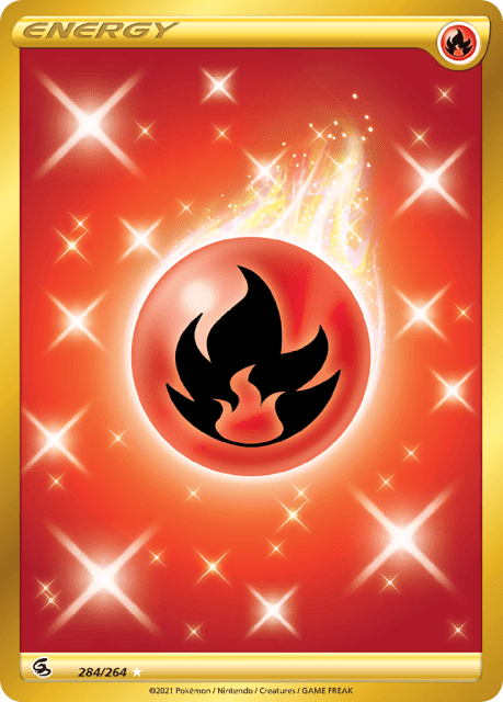 Fire Energy (Holofoil) (284) — Fusion Strike