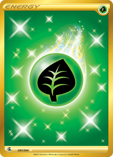 Grass Energy (Holofoil) (283) — Fusion Strike