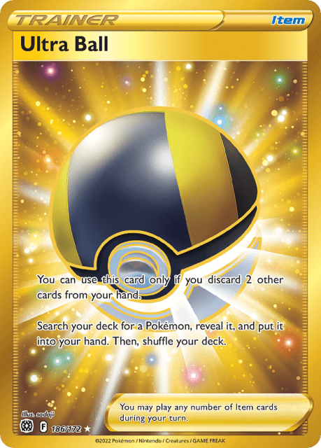 Ultra Ball (Holofoil) (186) — Brilliant Stars