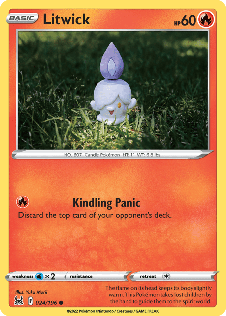 Litwick (Reverse Holofoil) (24) — Lost Origin