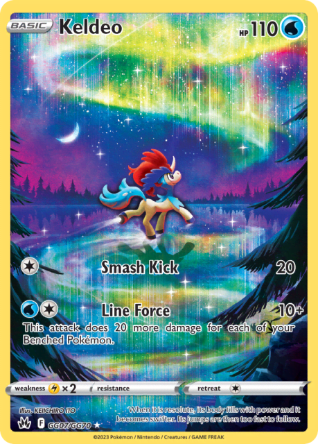 Keldeo (Holofoil) (GG07) — Crown Zenith Galarian Gallery