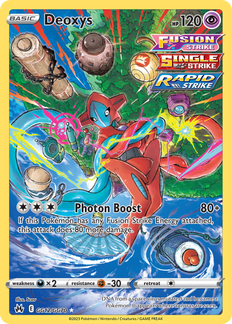 Deoxys (Holofoil) (GG12) — Crown Zenith Galarian Gallery