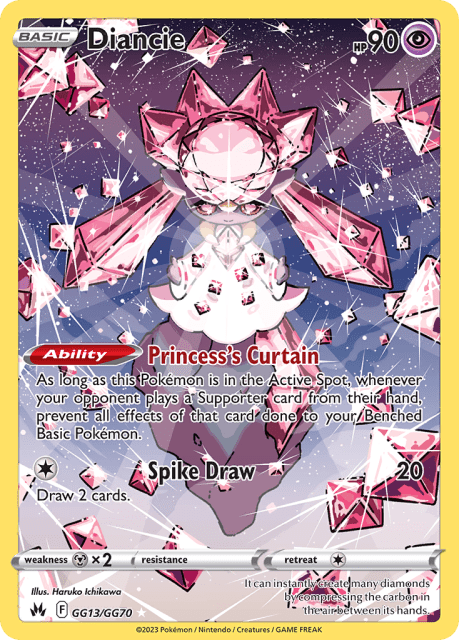 Diancie (Holofoil) (GG13) — Crown Zenith Galarian Gallery