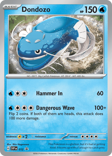 Dondozo (Holofoil) (12) — Scarlet & Violet Black Star Promos