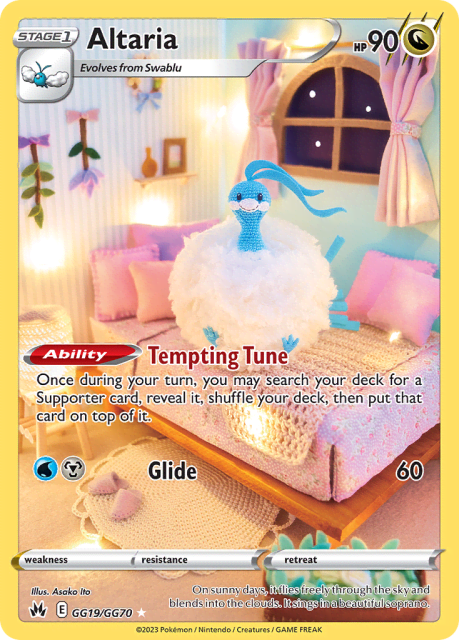Altaria (Holofoil) (GG19) — Crown Zenith Galarian Gallery