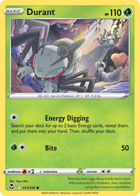 Durant (Reverse Holofoil) (13) — Silver Tempest