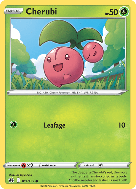 Cherubi (Reverse Holofoil) (11) — Crown Zenith